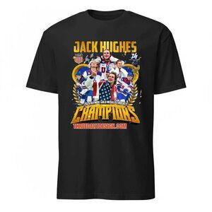 Jack Hughes 2026 Olympic Gold Medalist Hockey Champions Shirt 254
